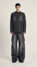 Washed black long sleeve