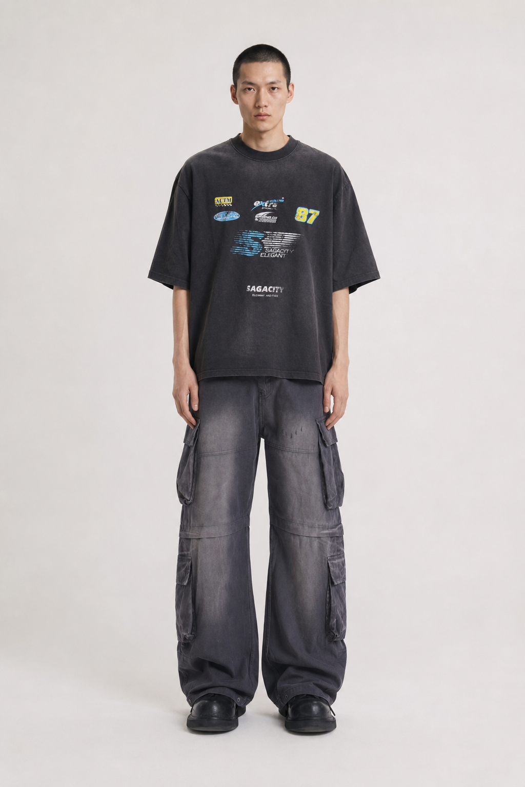 Oversized racing shirt