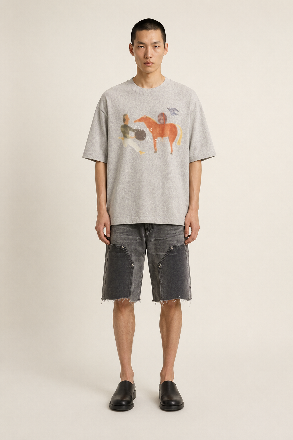 Circus Troupe Washed Oversized Tee