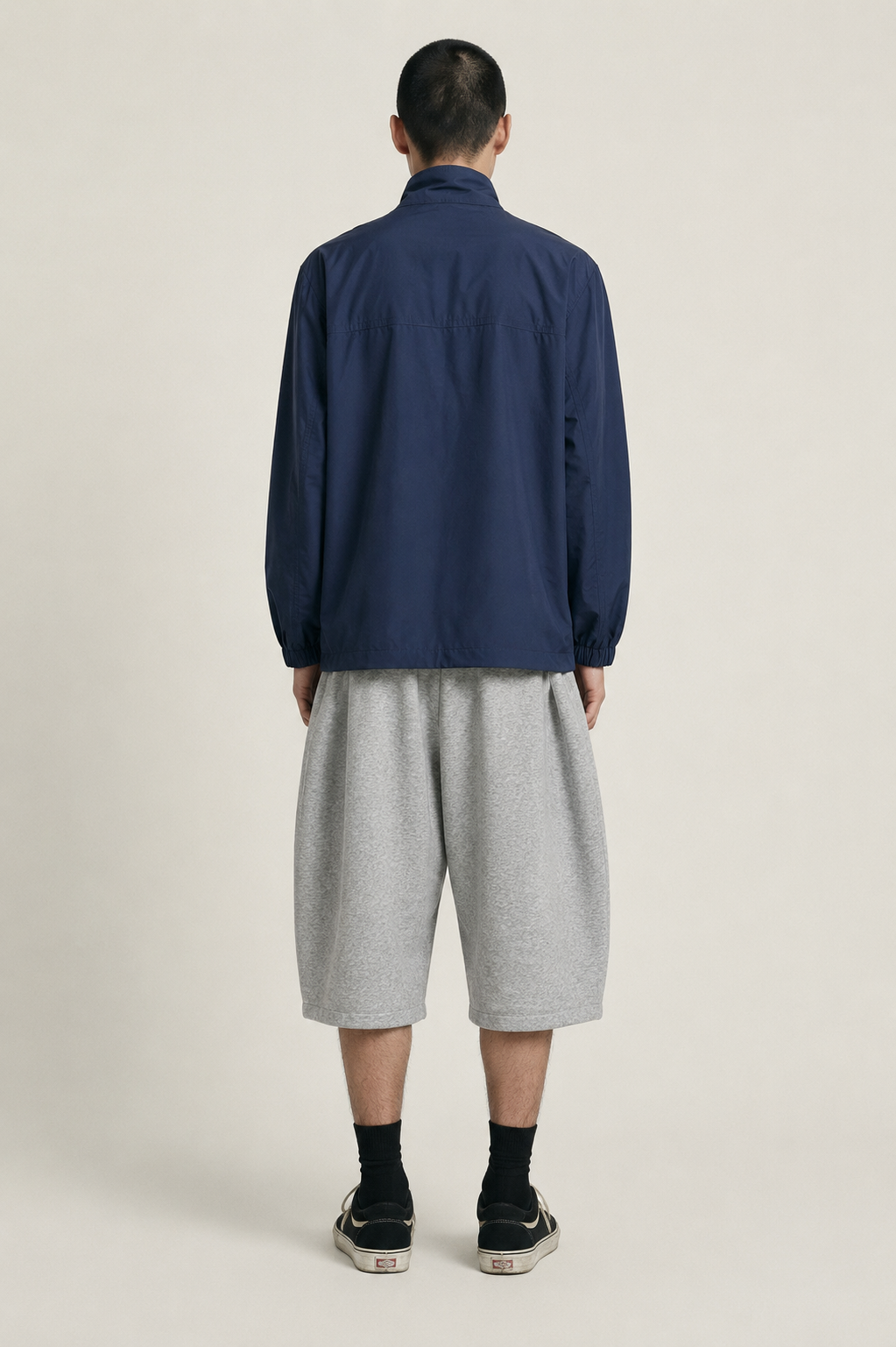 Pleated shorts