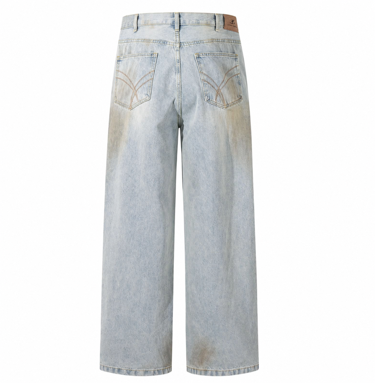 Distressed Oversized Fit Denim