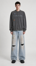 Distressed Oversized Fit Denim