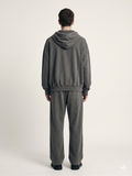 Washed green hoodie